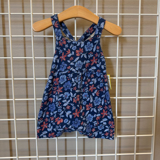Dip Floral Tank Romper - 6/12m