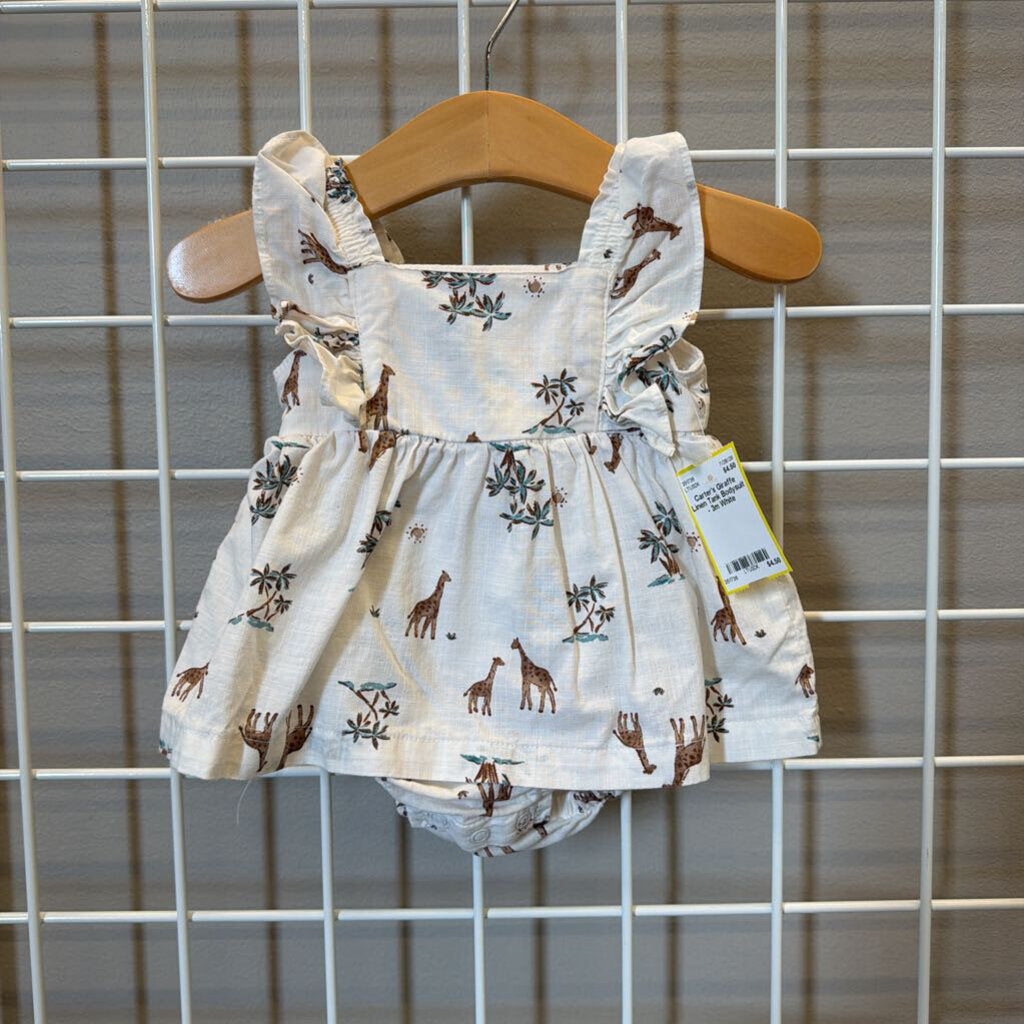 Carter's Giraffe Linen Tank Bodysuit - 3m
