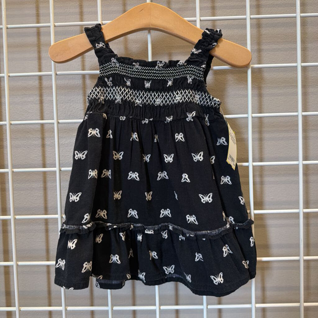Old Navy Butterfly Smocked Tank Dress - 6/12m