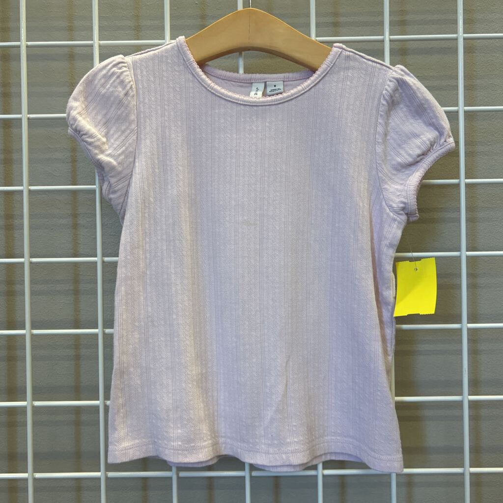 Janie & Jack Pointelle SS Tee (small mark on front) - 8