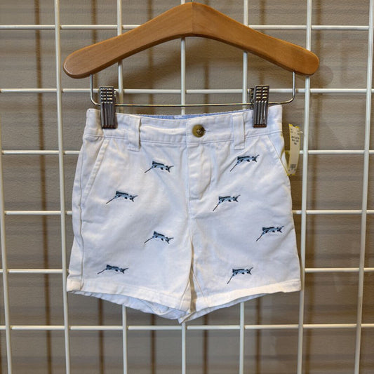 Janie & Jack Fish Shorts - 12/18m