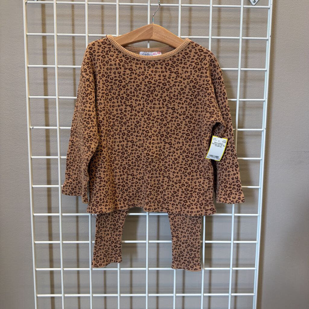 Zara Leopard Thermal Two Pc Set - 3/4