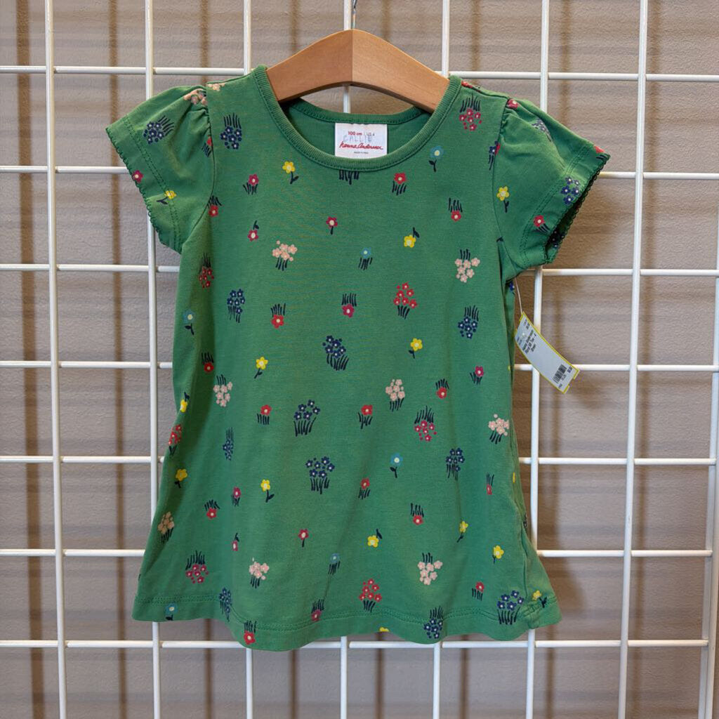 Hanna Andersson Floral SS Tee - 4