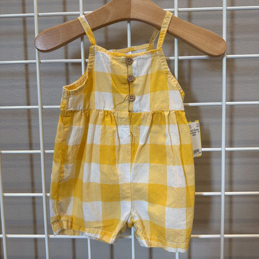 Carter's Gingham Tank Romper - 3m