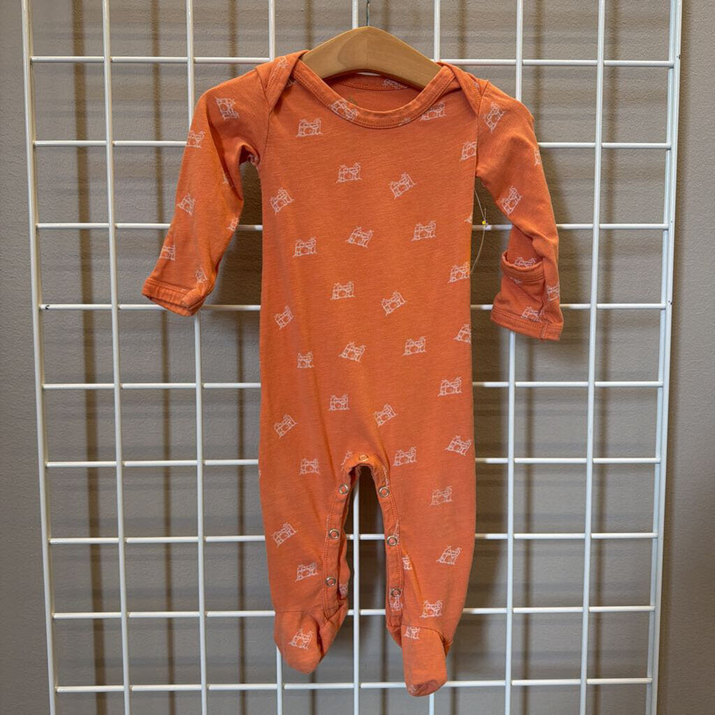 Kate Quinn Drums LS Romper - 6/9m