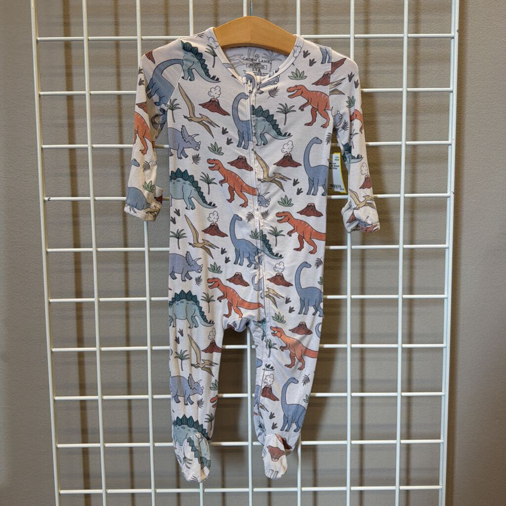 Caden Lane Bamboo Zip Sleeper - 6/12m