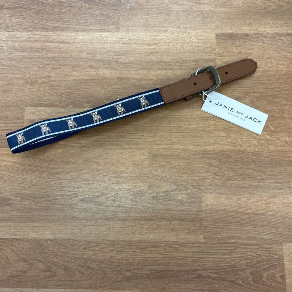 NWT Janie & Jack Dog Belt 2/3T