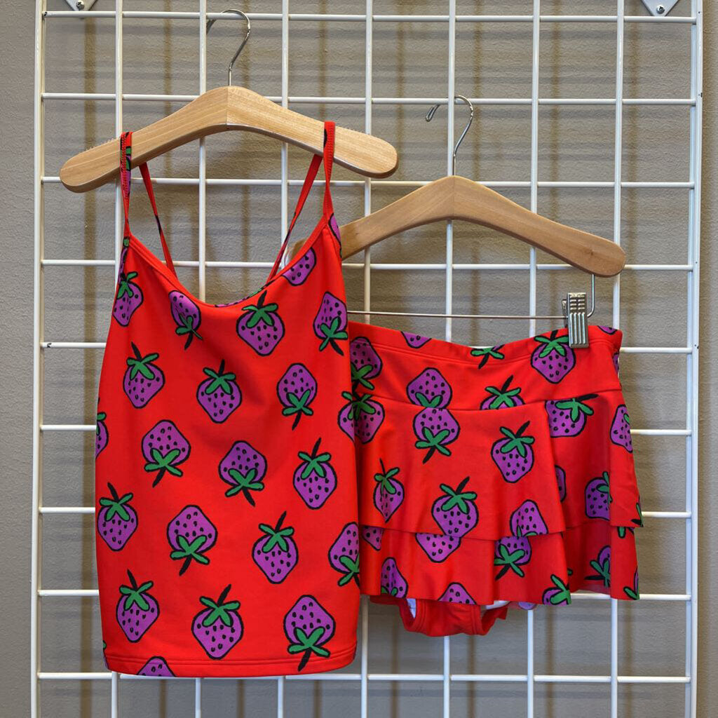 Hanna Andersson Strawberry Two Pc Swim - 12