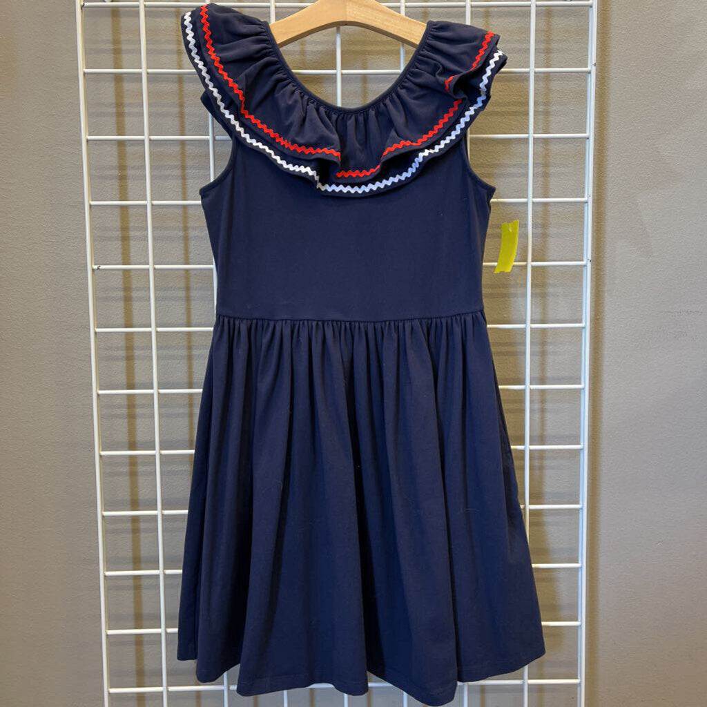 Janie & Jack Ruffle Collar Dress - 12
