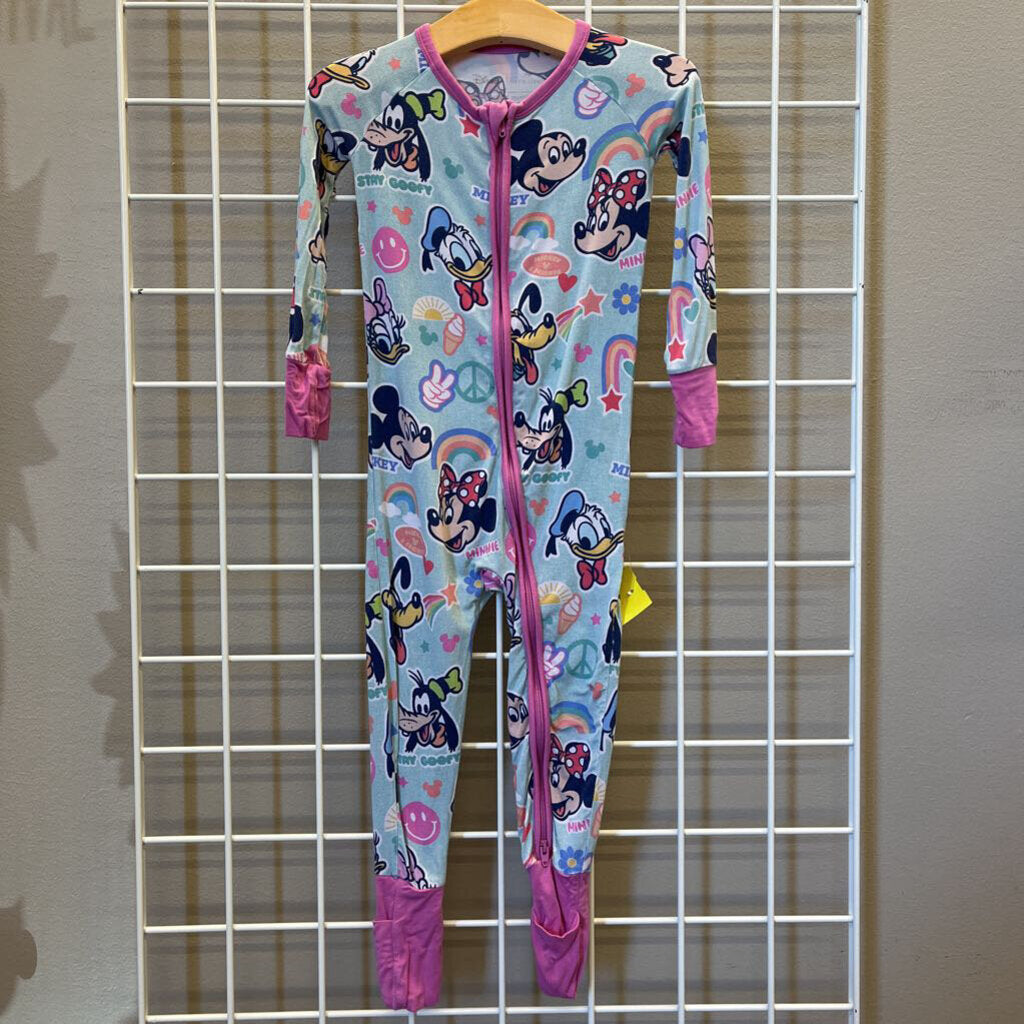 Little Sleepies Bamboo Disney Zip Sleeper - 18/24m