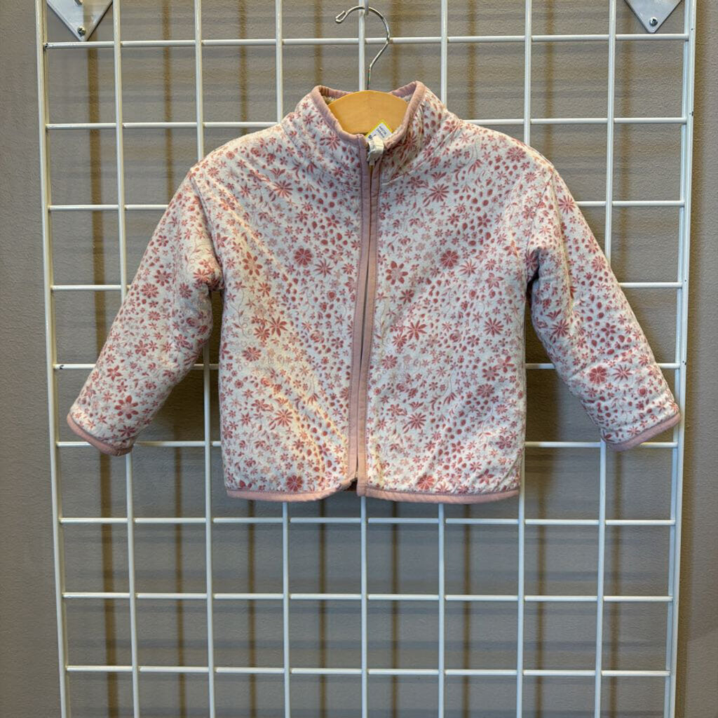 Nordstrom Floral Sherpa Jacket - 18m