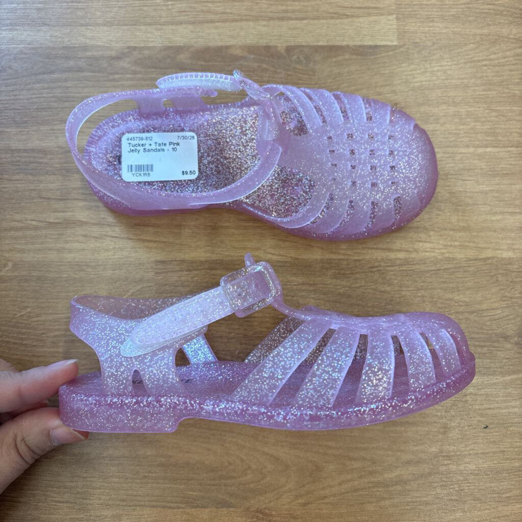 Tucker + Tate Pink Jelly Sandals - 10