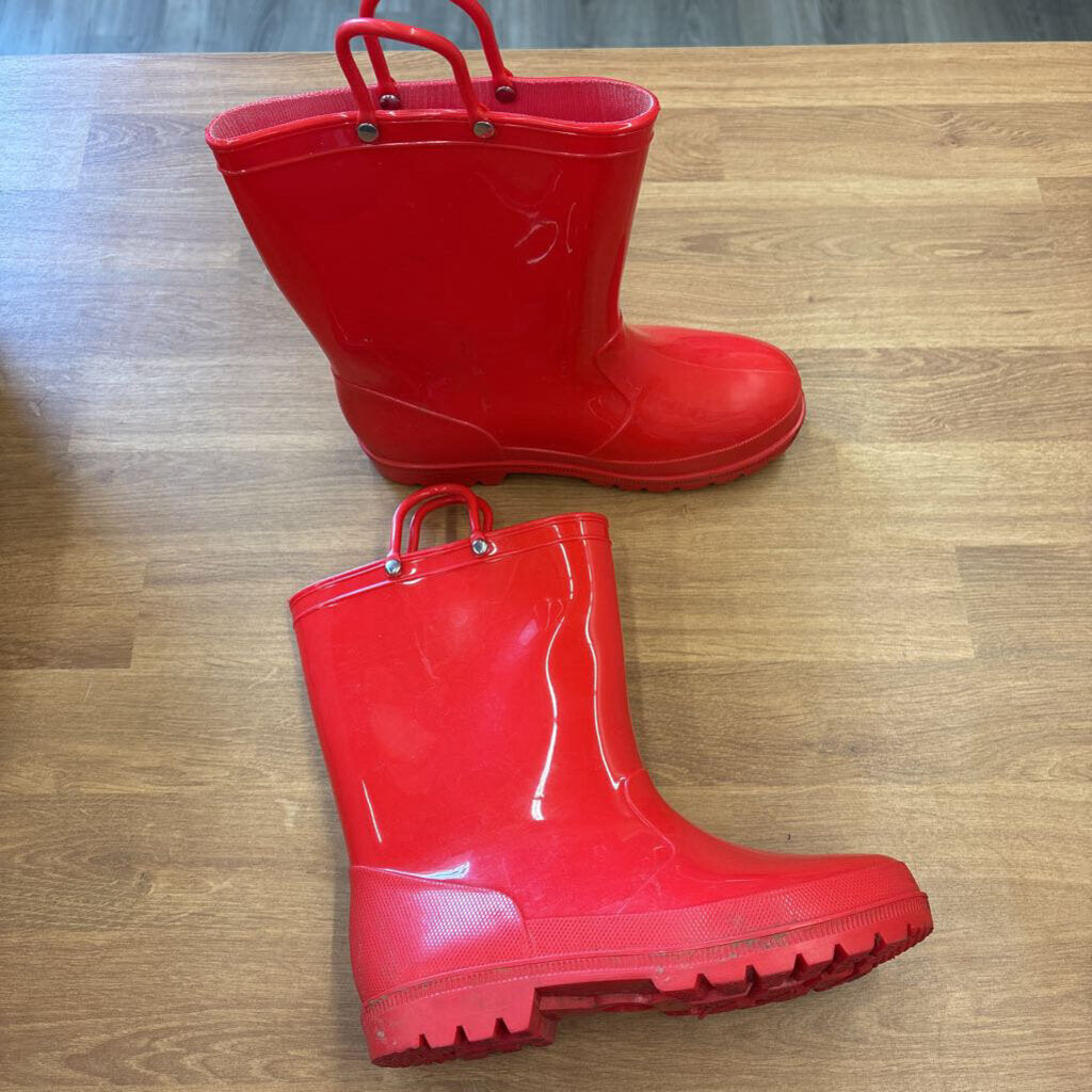 Red Rain Boots - 3