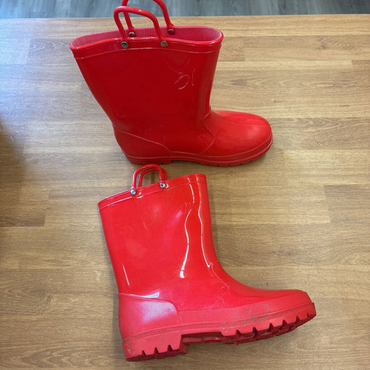 Red Rain Boots - 3