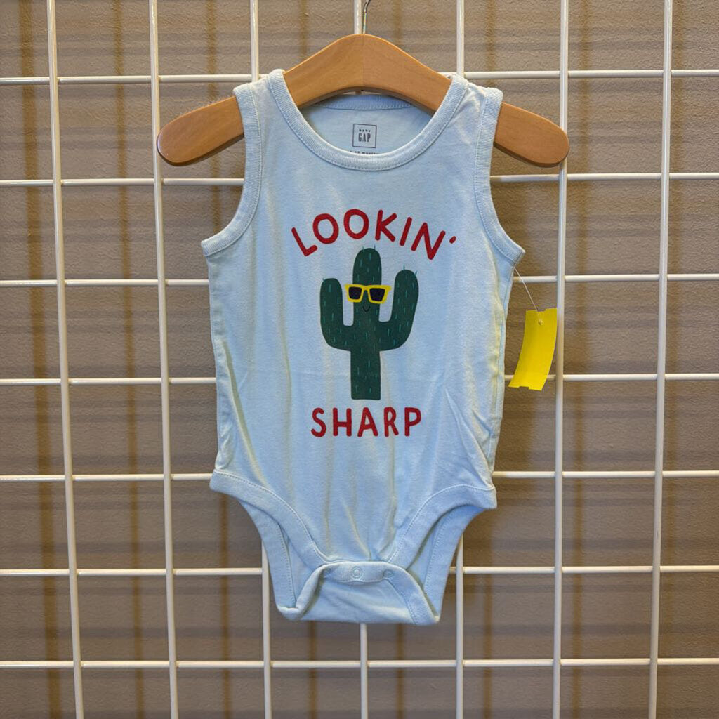 Baby Gap Sharp Tank Onesie - 6/12m
