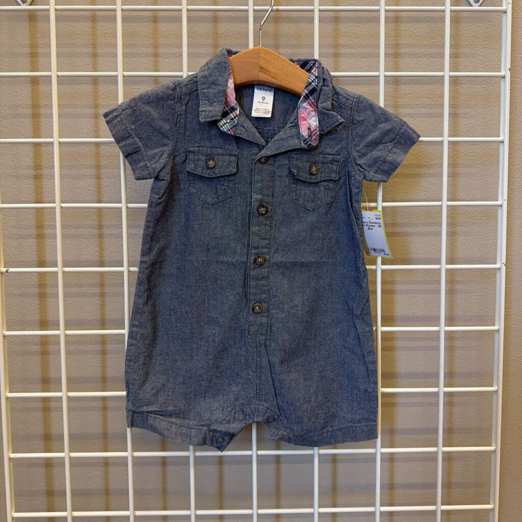 Carter's Chambray Short Romper - 9m