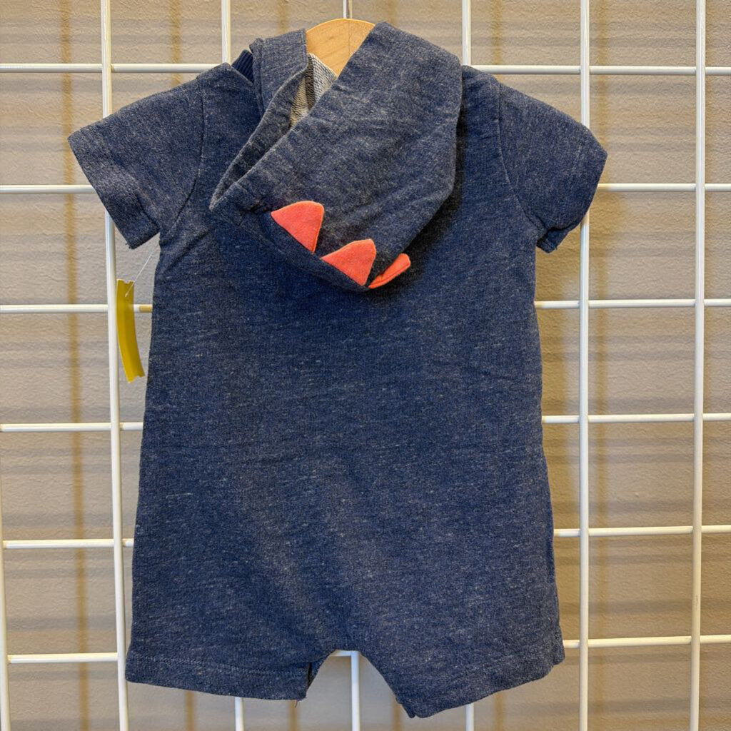 Carter's Hoodie Short Romper - 6m