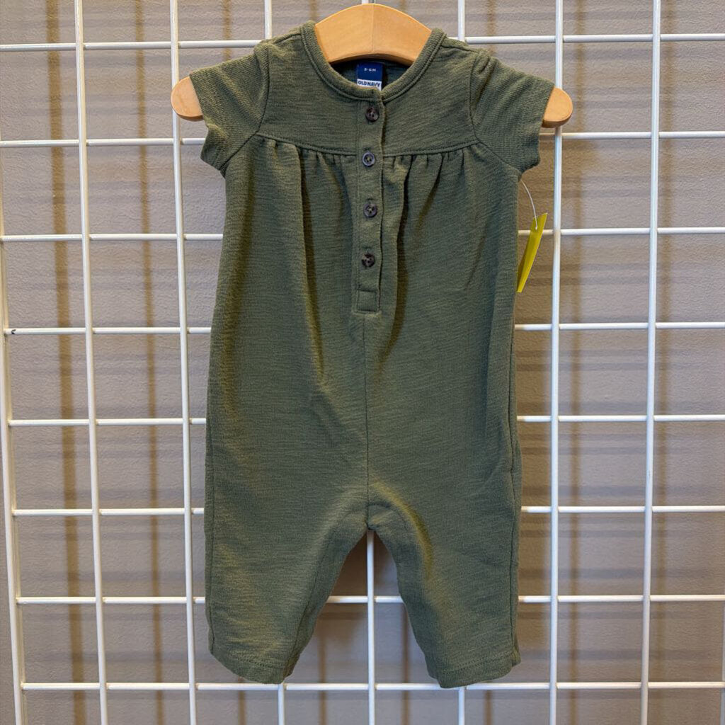 Old Navy SS Romper - 3/6m