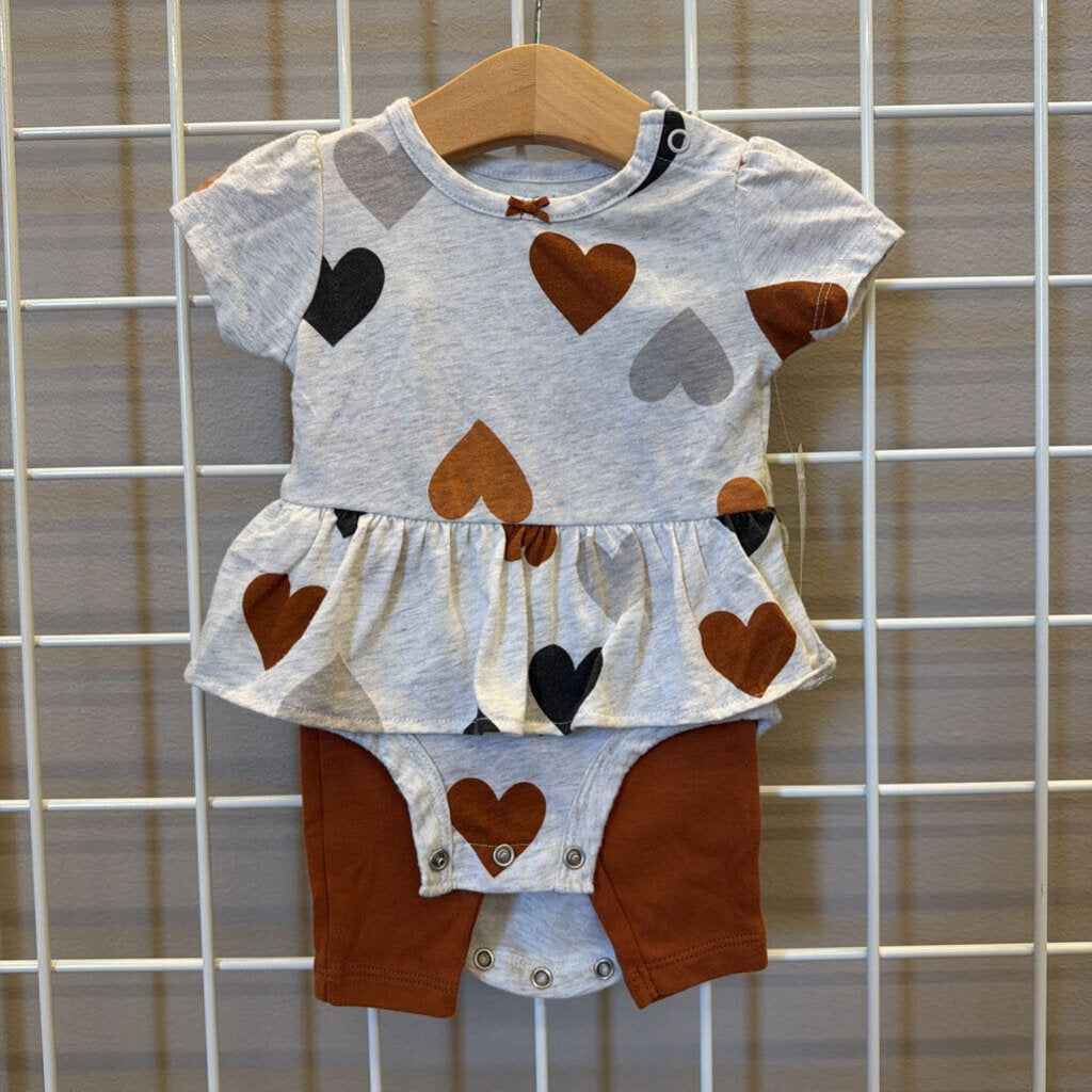 Carter's Heart Two Pc Set - 3m