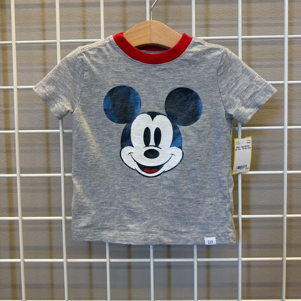 Baby Gap Mickey SS Tee - 12/18m