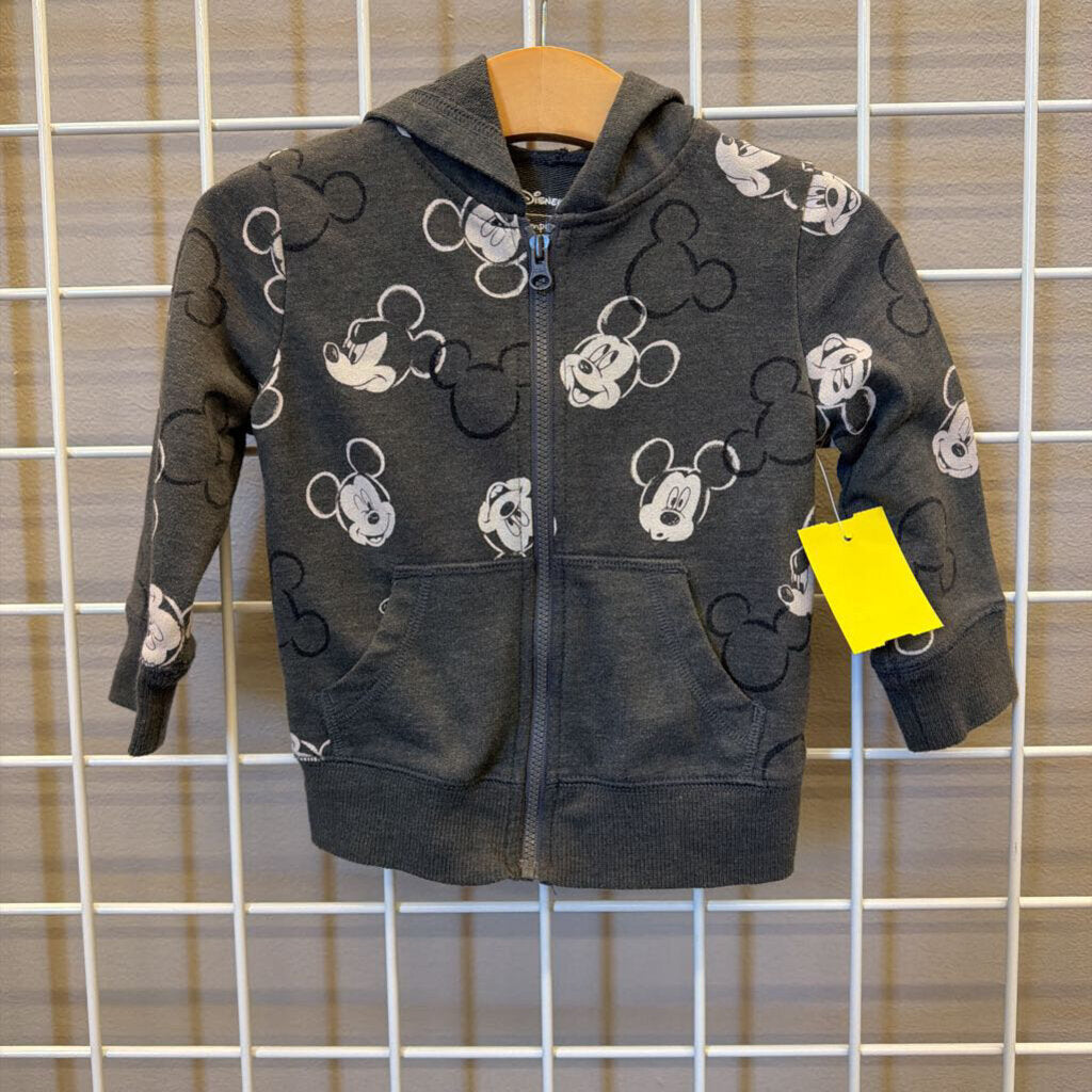 Jumping Beans Mickey Zip Hoodie - 12m