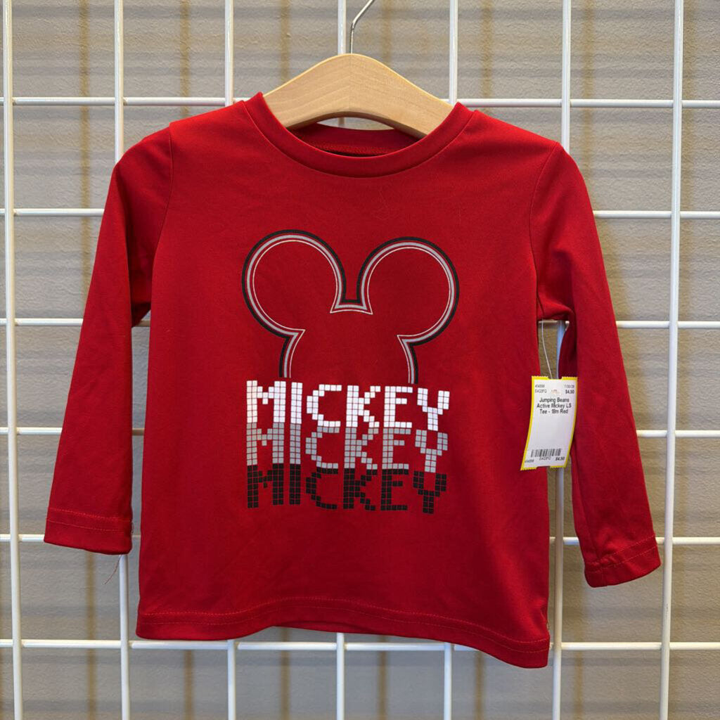 Jumping Beans Active Mickey LS Tee - 18m