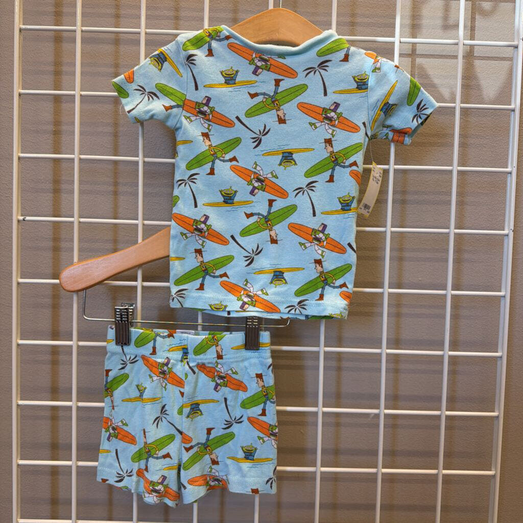 Toy Story Short Pjs - 2T