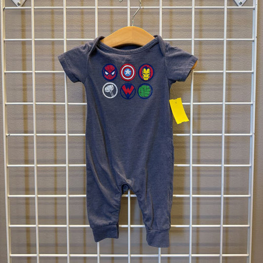 Marvel SS Romper - 3/6m