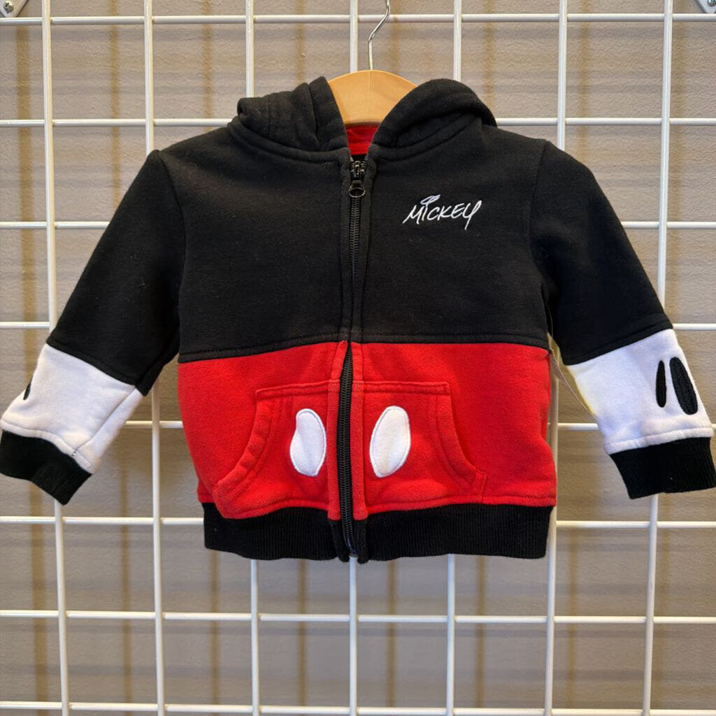Disney Parks Mickey Zip Hoodie - 12m