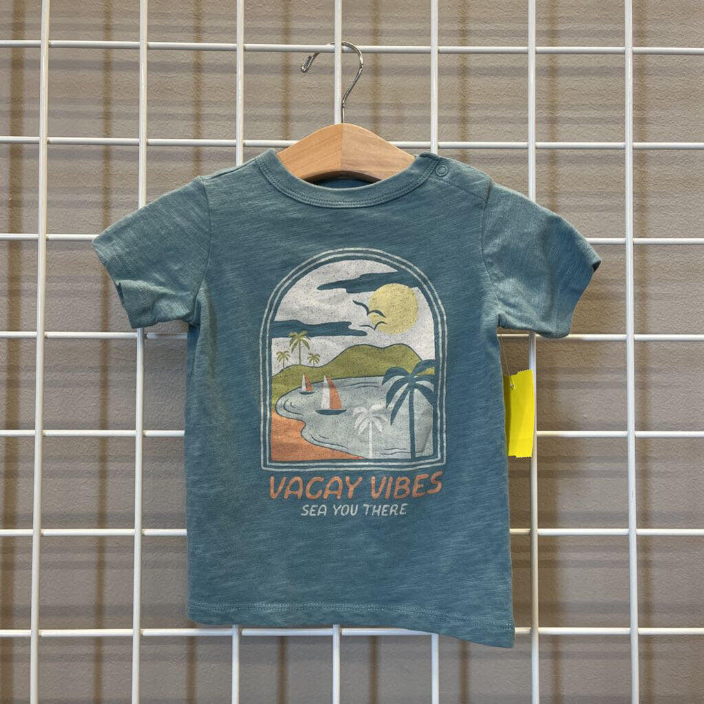 Little Co. Vacay Vibes SS Tee - 18m