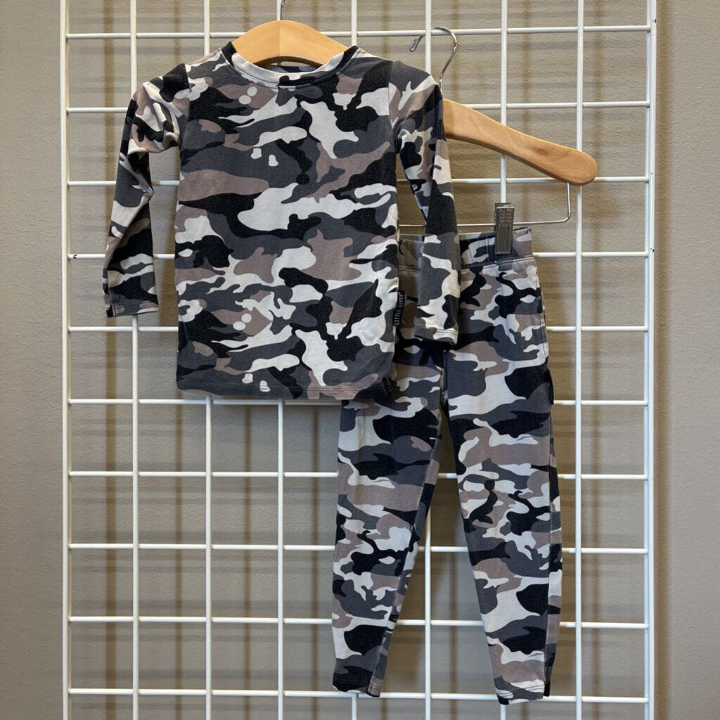 Little Bipsy Camo Two Pc Set (wash wear) - 2T