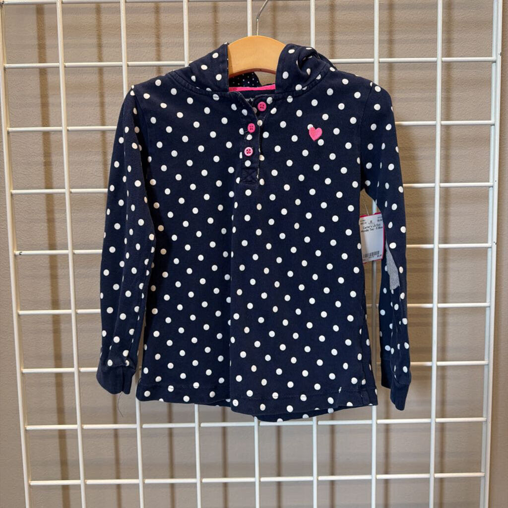 Carter's LS Dot Hoodie Tee - 5