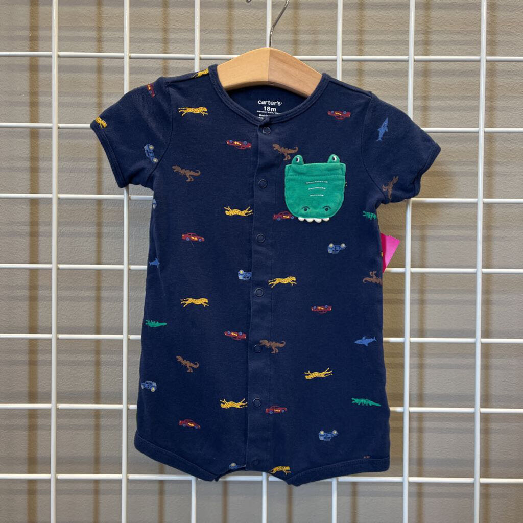 Carter's Gator Short Romper - 18m