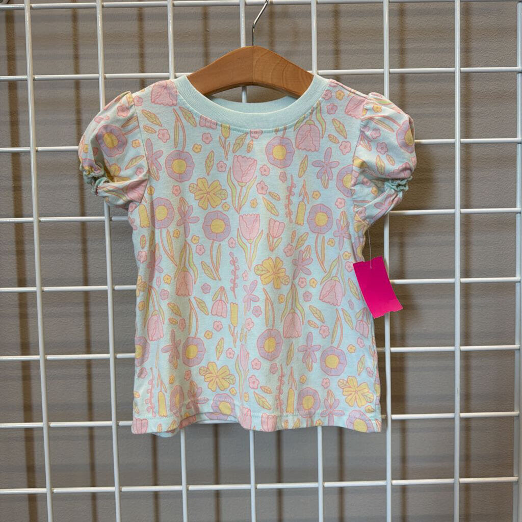 Dip Floral SS Tee - 4T
