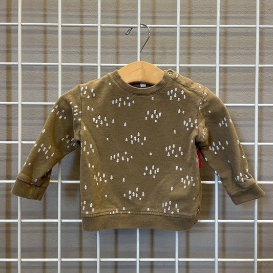 Quincy Mae Tree LS Top (wash wear) - 3/6m