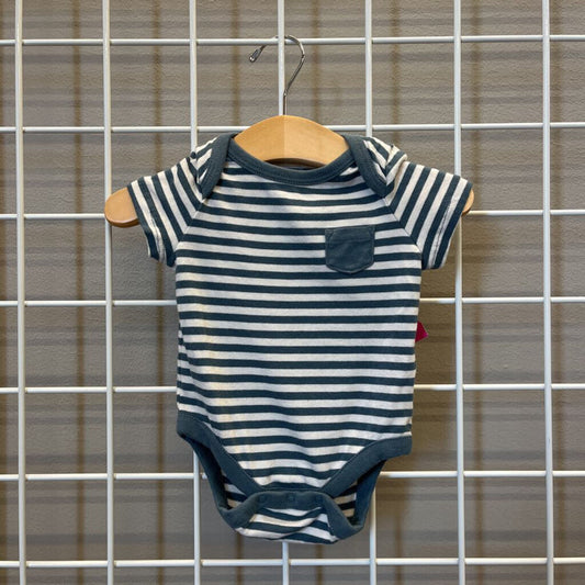 Baby Gap Stripe SS Onesie - 0/3m