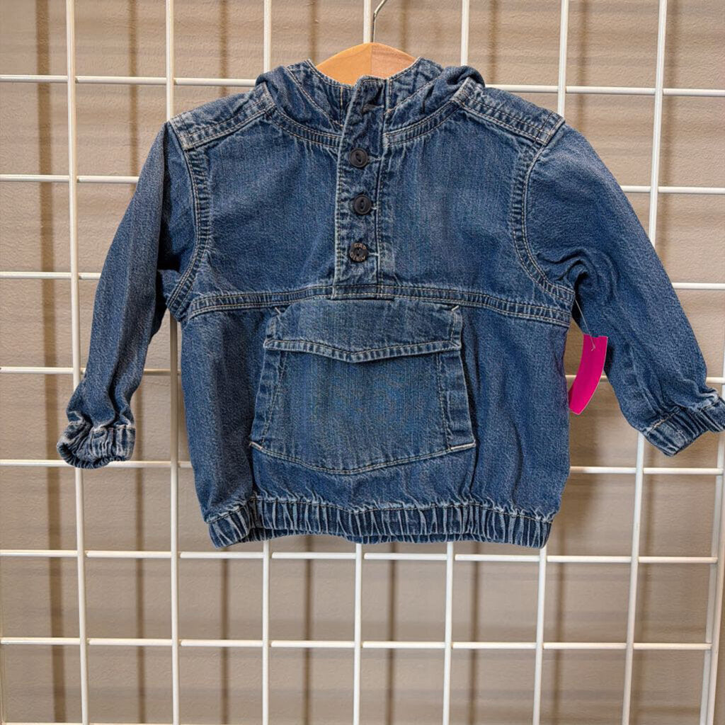Gap Denim Hoodie 12/18m
