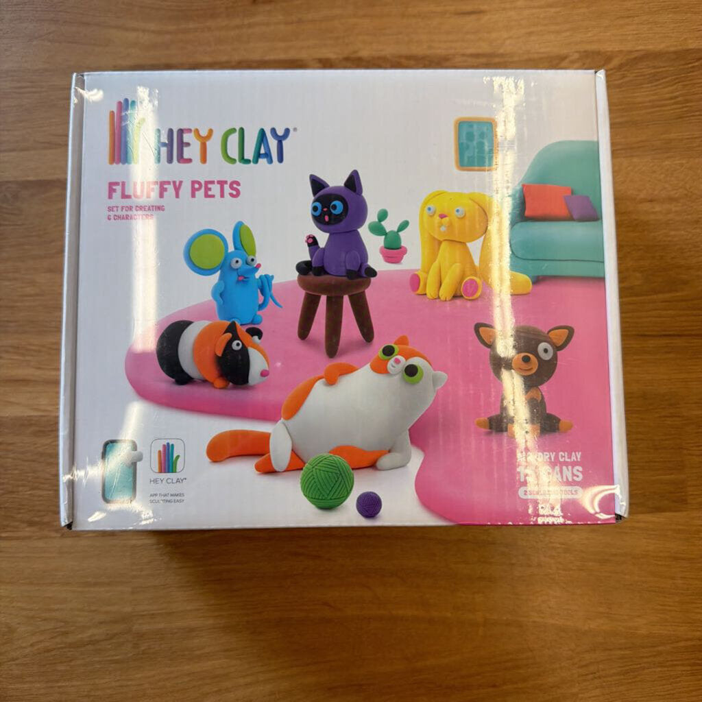 NEW Hey Clay Fluffy Pets