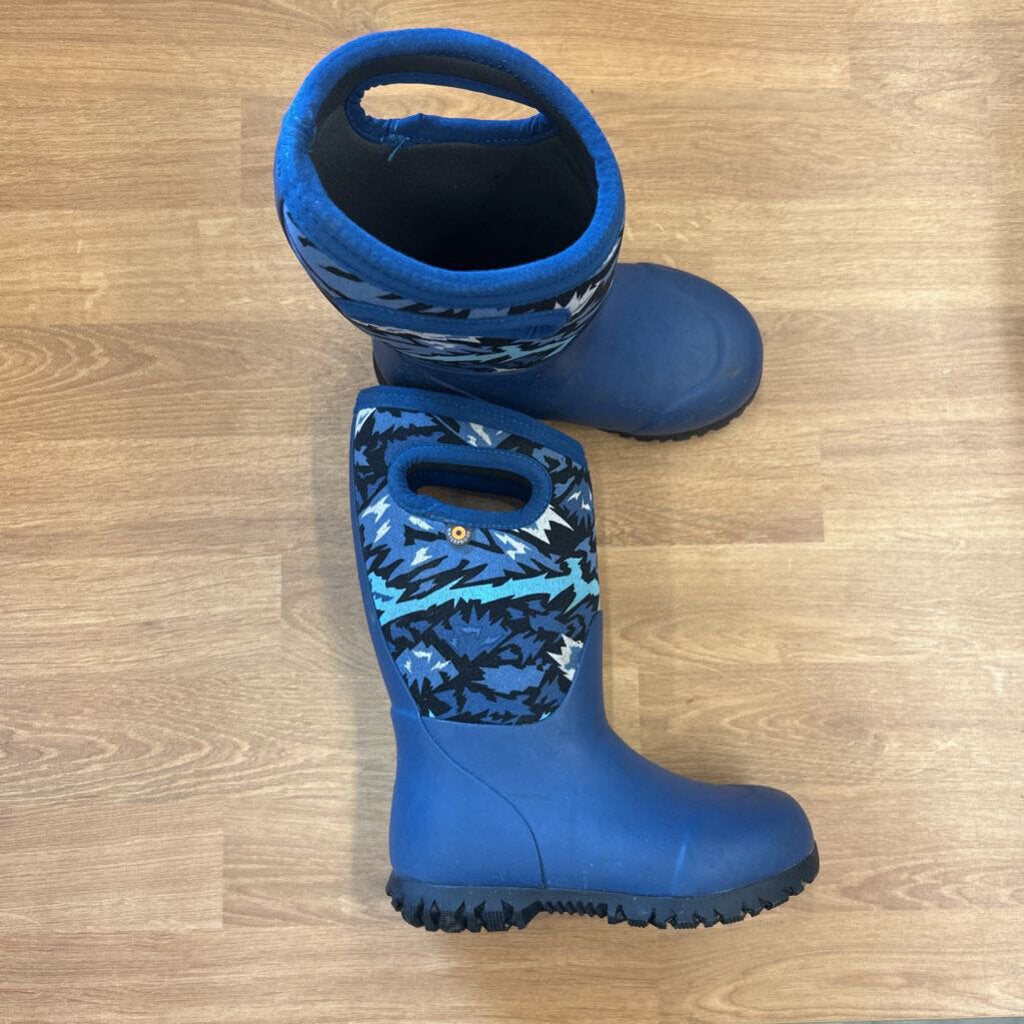 Bogs Blue Mountain Rain Boots (tops warped) - 10