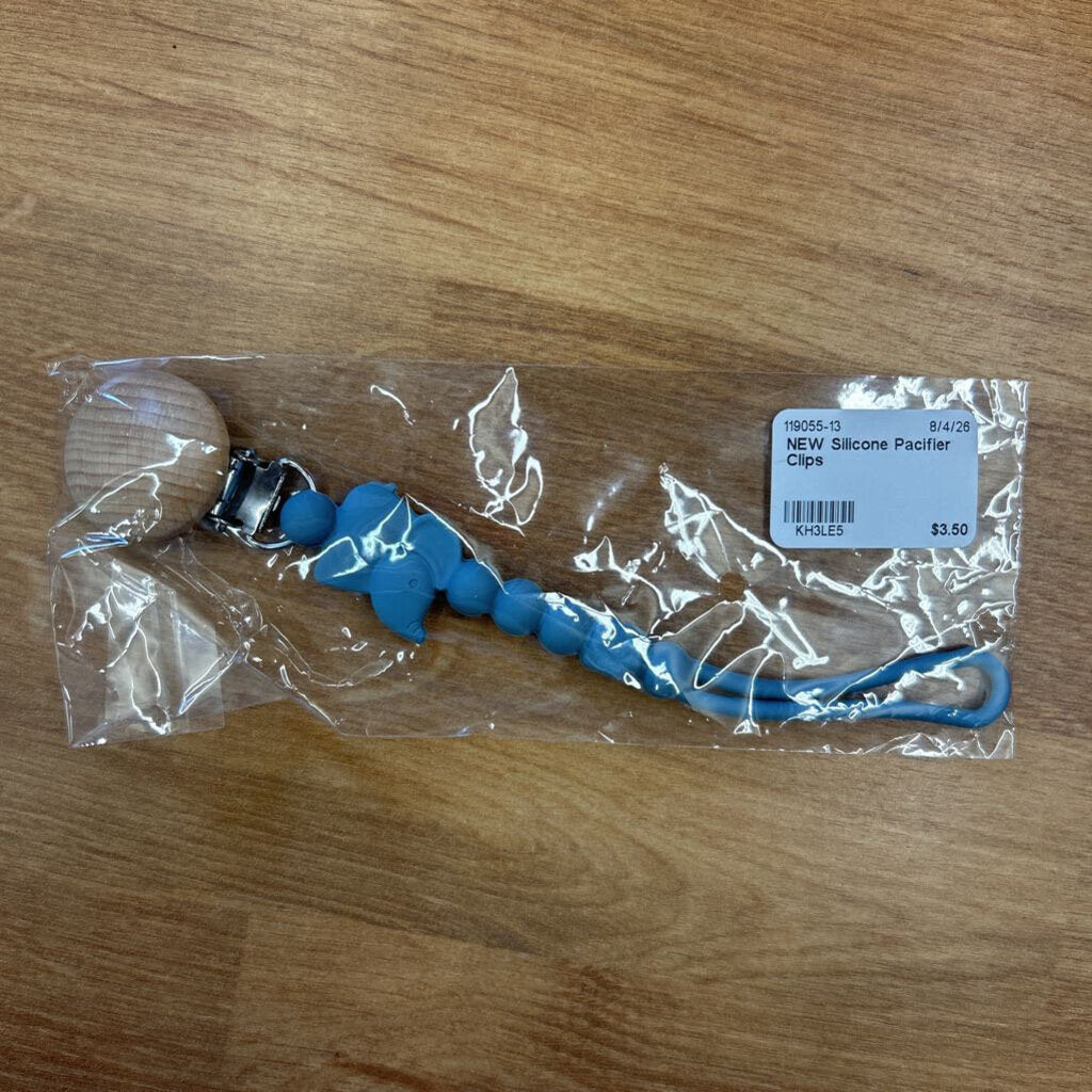 NEW Silicone Pacifier Clips