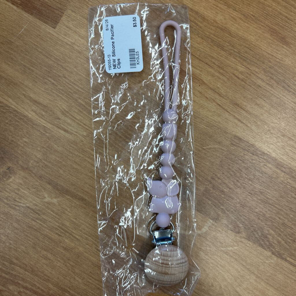 NEW Silicone Pacifier Clips