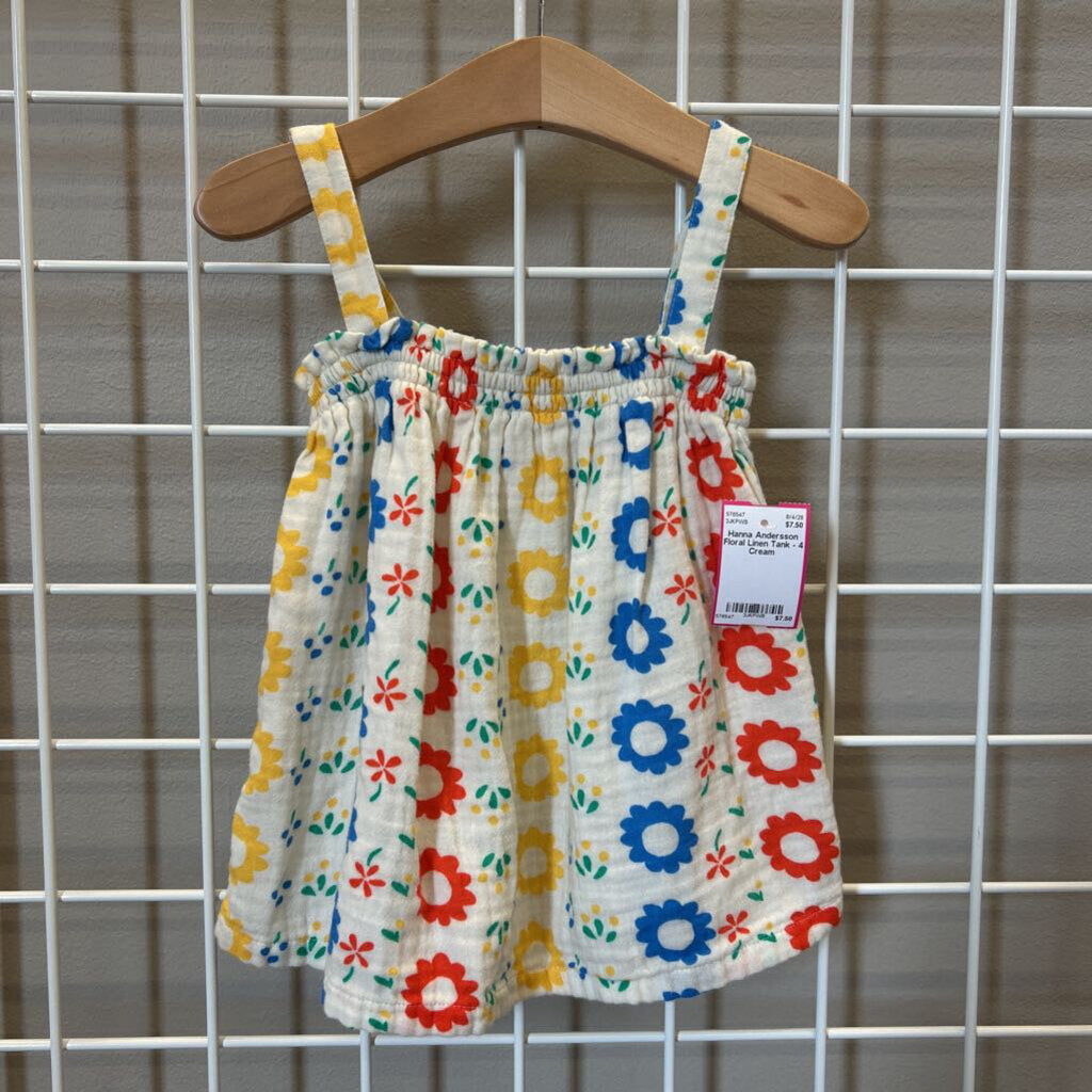 Hanna Andersson Floral Linen Tank - 4