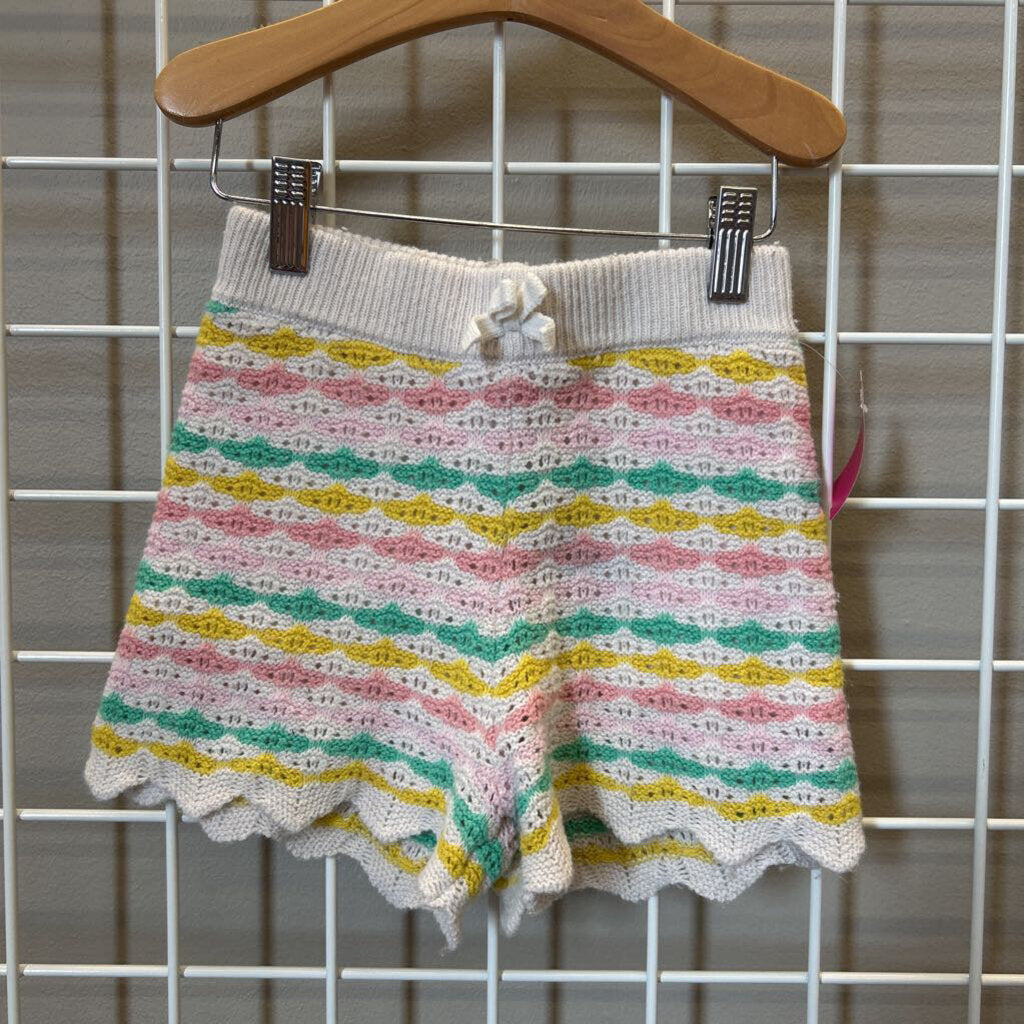 Janie & Jack Knit Stripe Shorts - 4
