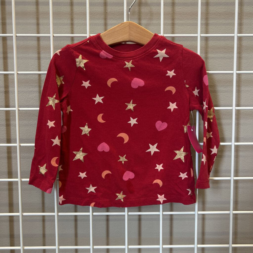 Old Navy Heart LS Tee - 3T