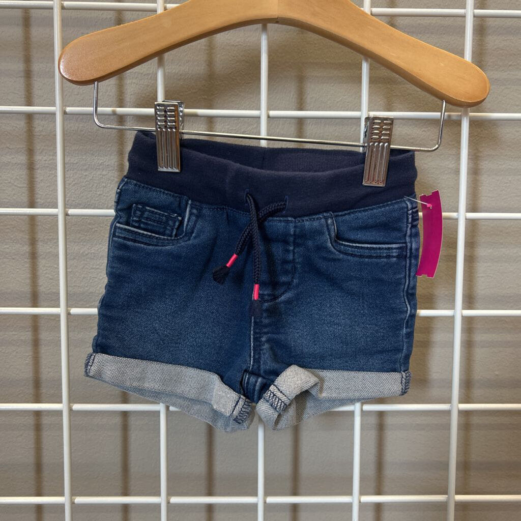 Cat & Jack Cuffed Denim Shorts - 12m