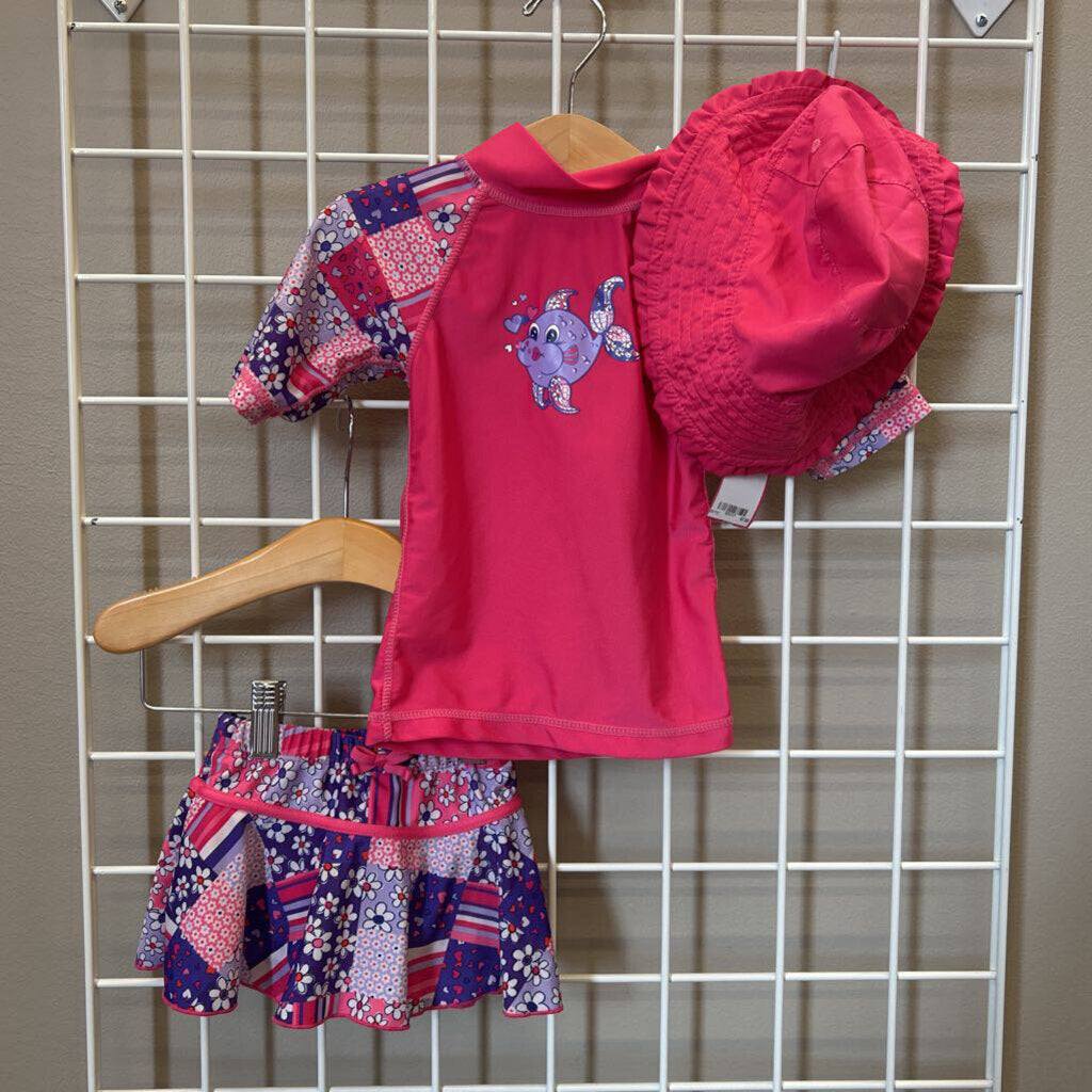 UV Skinz Fish Two Pc Set w/ Hat - 2T