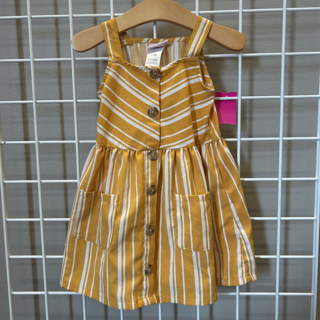 Little Lass Stripe Tank Dress - 24m