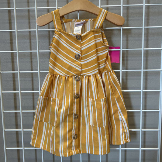 Little Lass Stripe Tank Dress - 24m