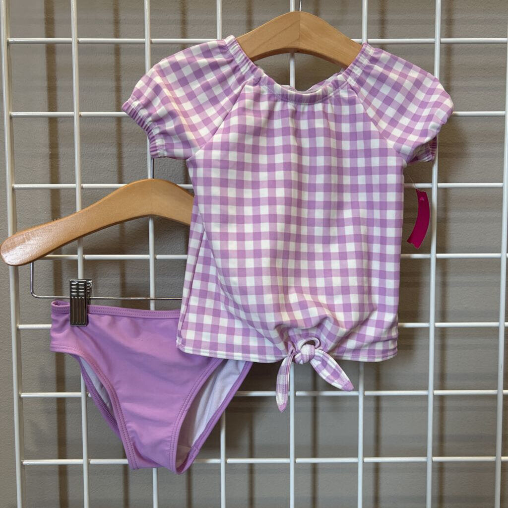 Carter's Gingham Two Pc Swim - 3T