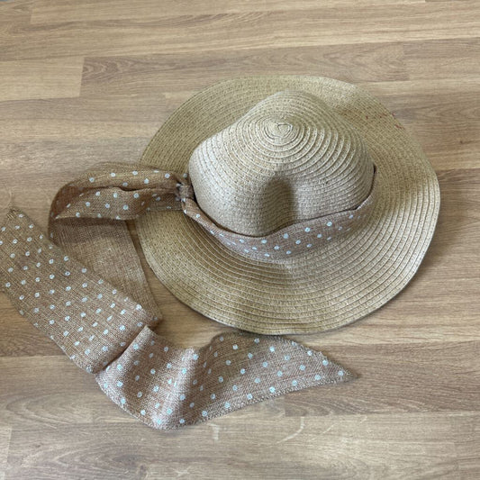 Straw Sun Hat w/ Ribbon